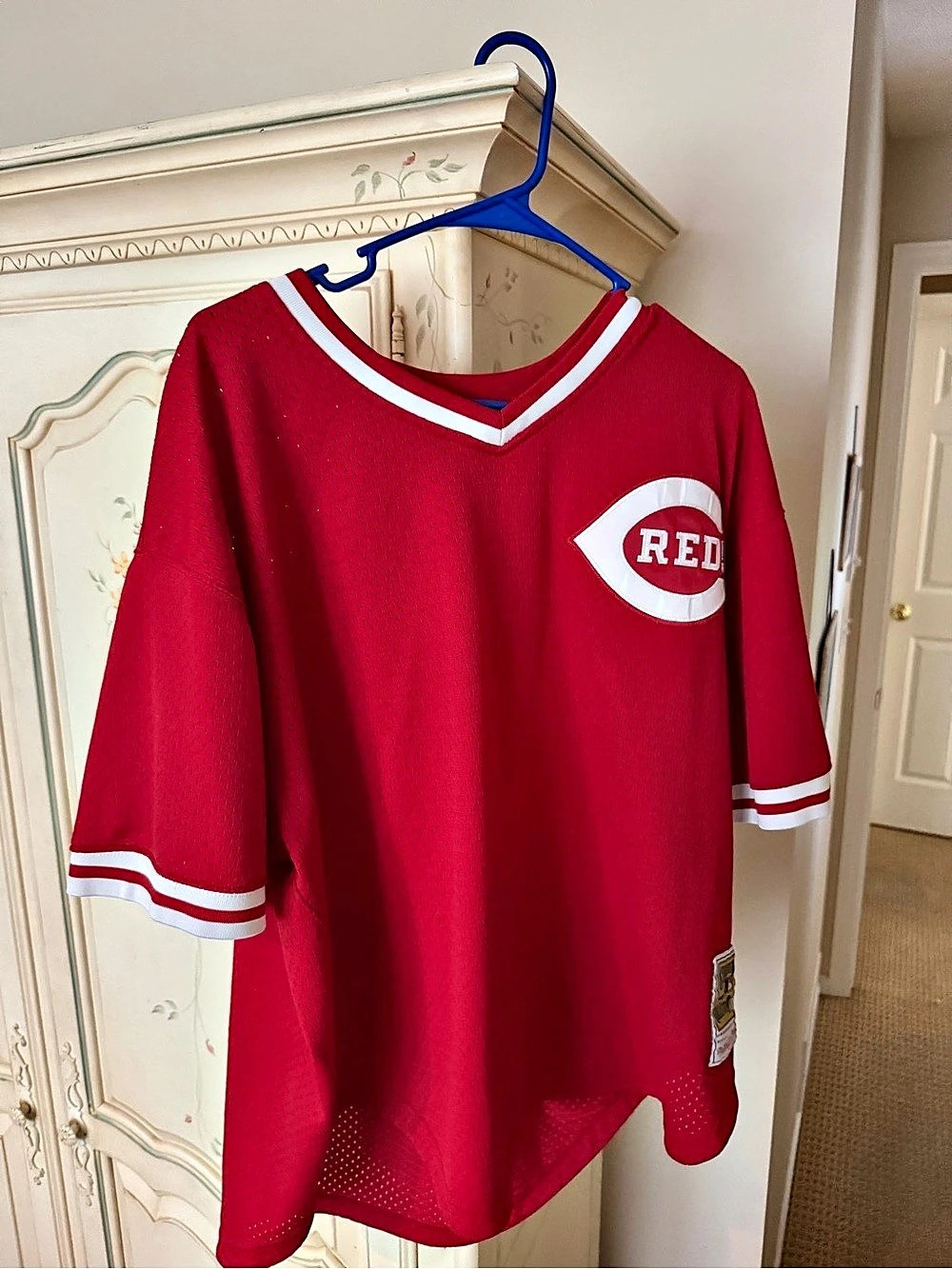 Mitchell & Ness Pete Rose Cincinnati Reds Cooperstown Collection Mesh Batting